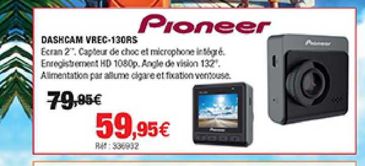 Dashcam Vrec-130rs Pioneer