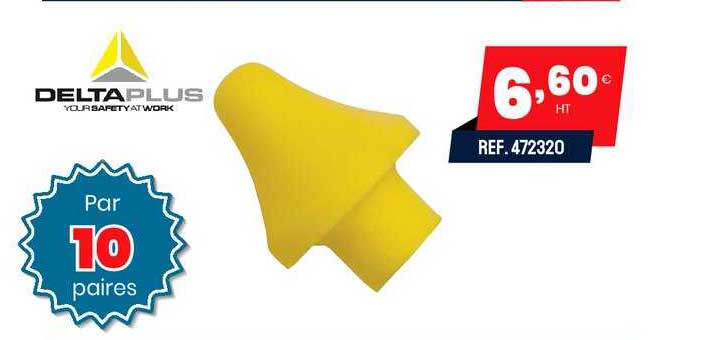 delta plus par 10 paires réf. 472320