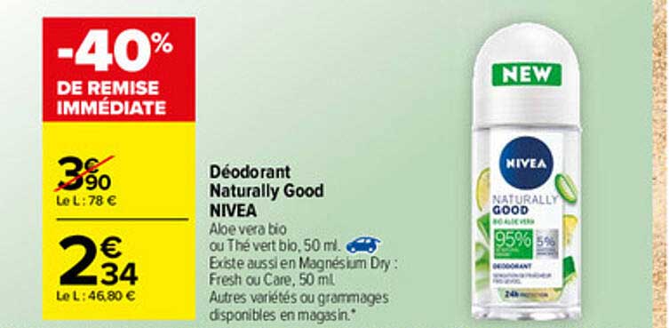 déodorant naturally good nivea