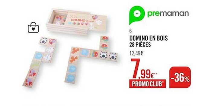 domino en bois premaman