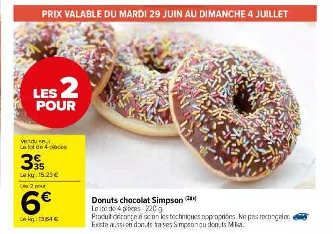 donuts chocolat simpson