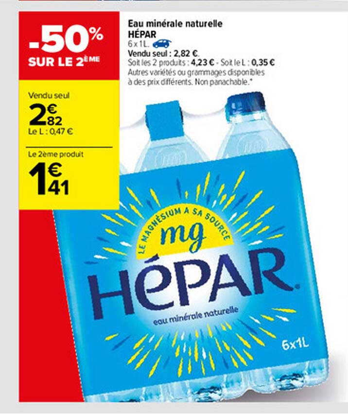 Eau Minérale Naturelle Hépar