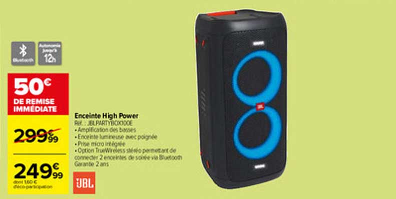 enceinte high power jbl