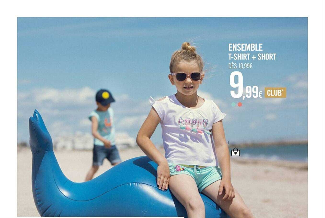 ensemble t-shirt + short