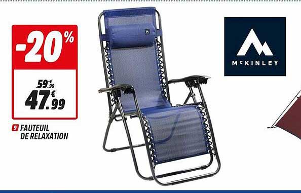 fauteuil de relaxation mc kinley