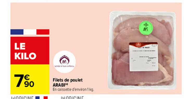 filets de poulet arabi