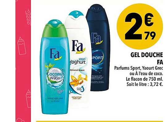 Gel Douche Fa
