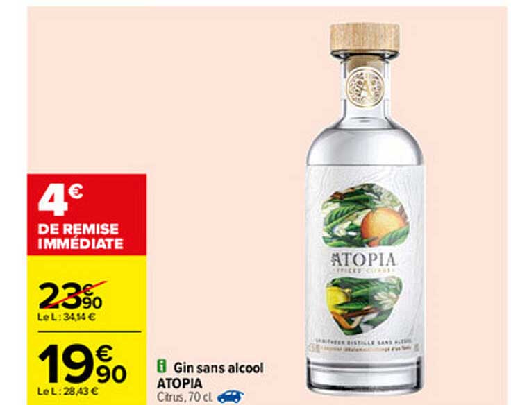 Gin Sans Alcool Atopia
