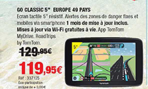 go classic 5" europe 49 pays