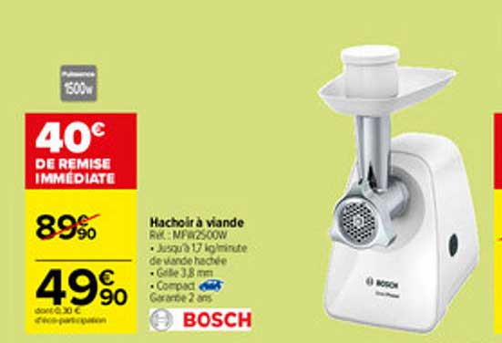 Hachoir à Viande Bosch