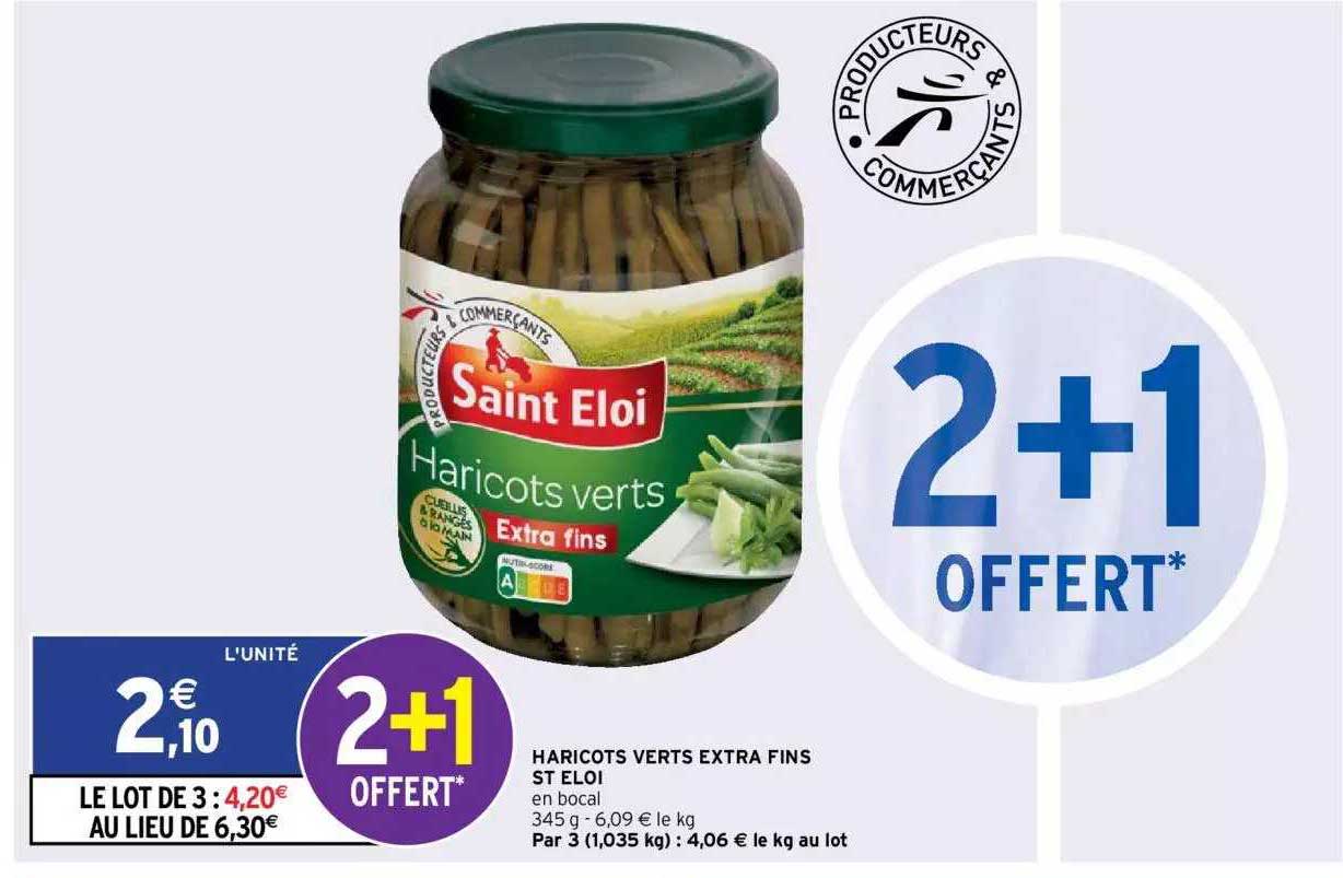 haricots verts extra fins st éloi