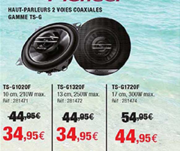 haut-parleurs 2 voies coaxiales gamme ts-g