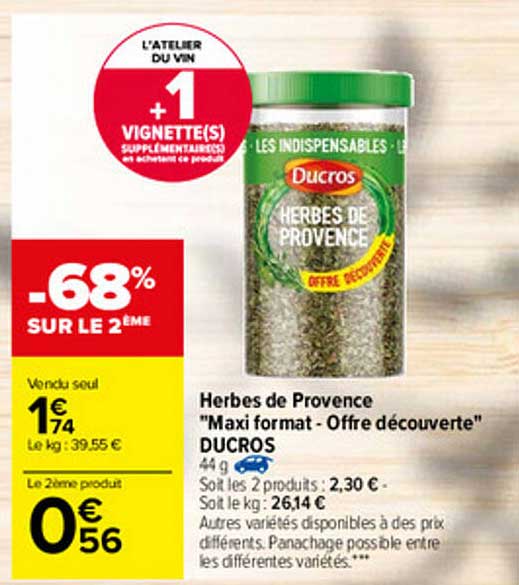 herbes de provence "maxi format - offre découverte" ducros