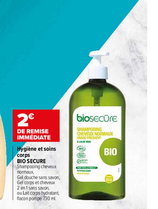 hygiène et soins corps bio secure