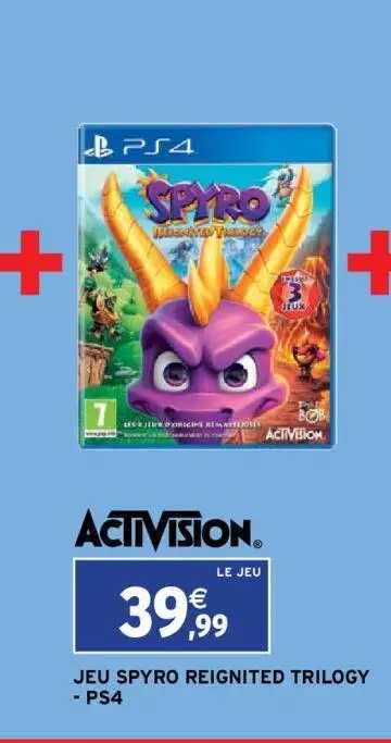 jeu spyro reignited trilogy - ps4