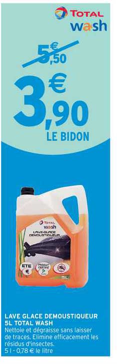 lave glace démoustiqueur 5 l total wash