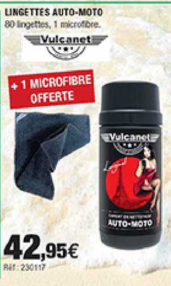 Lingettes Auto-moto Vulcanet