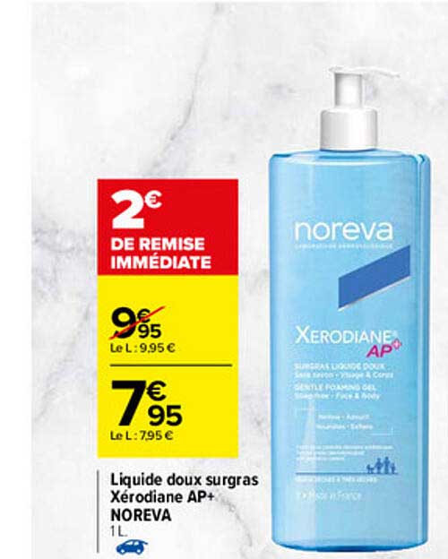 liquide doux surgras xérodiane ap+ noreva