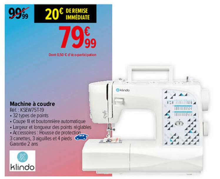 Machine à Coudre Klindo