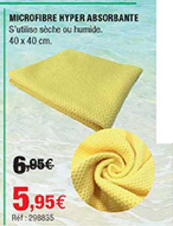 microfibre hyper absorbante