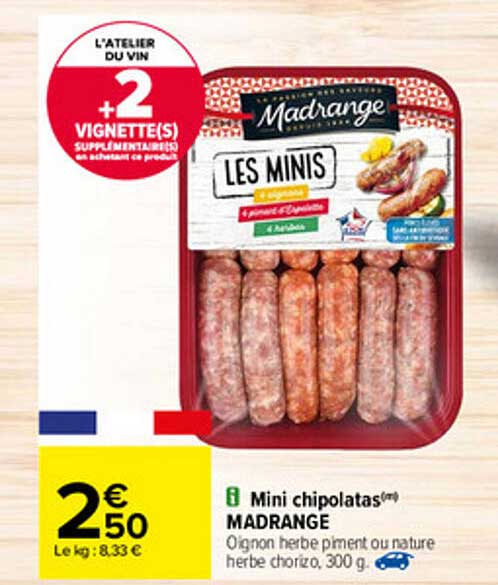 Mini Chipolatas Madrange