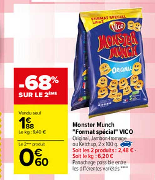 monster munch "format spécial" vico