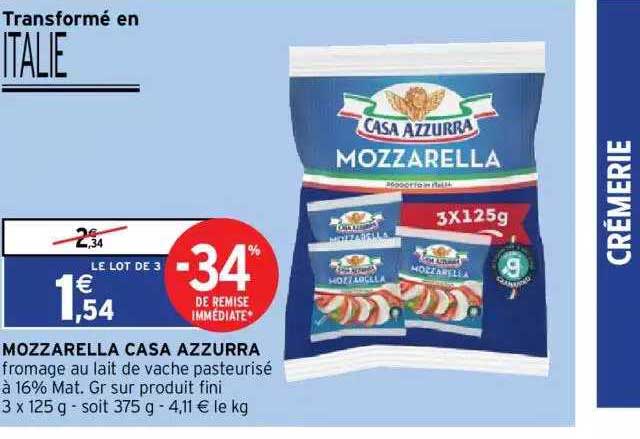 mozzarella casa azzurra