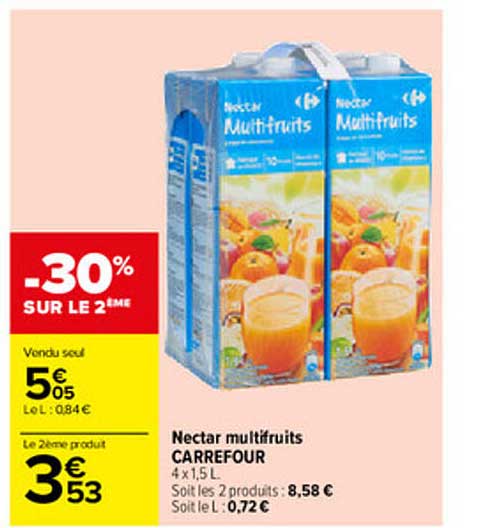 Nectar Multifruits Carrefour