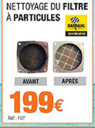 Nettoyage Du Filtre à Particules