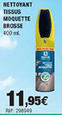 nettoyant tissus moquette brosse