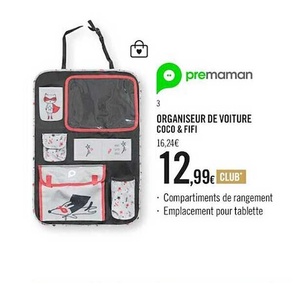 organiseur de voiture coco & fifi premaman