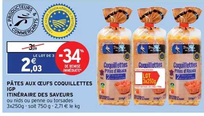 Pâtes Aux Oeufs Coquillettes Igp Itinéraire Des Saveurs