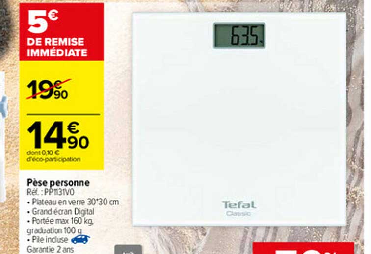pèse personne tefal