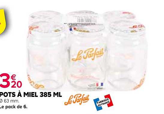 pots à miel 385 ml