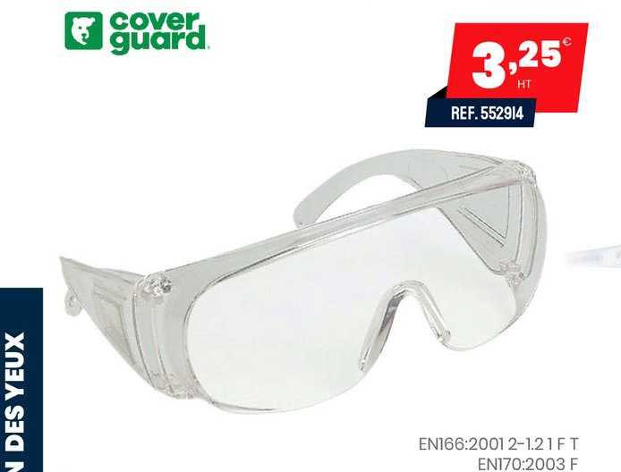 protection des yeux cover guard réf.552914