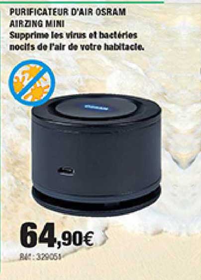 purificateur d'air osram airzing mini