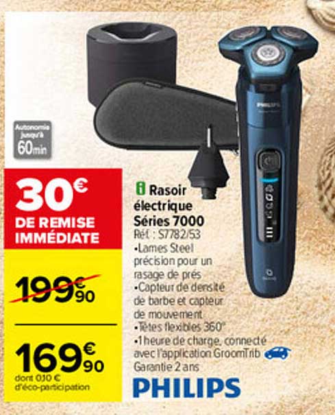 rasoir électrique séries 7000 philips