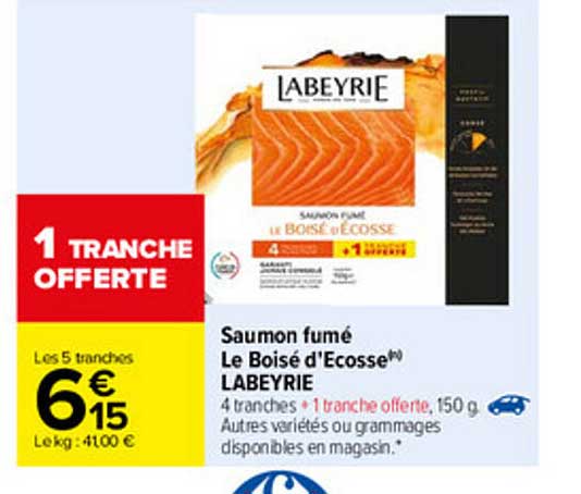 saumon fumé le boisé d'écosse labeyrie