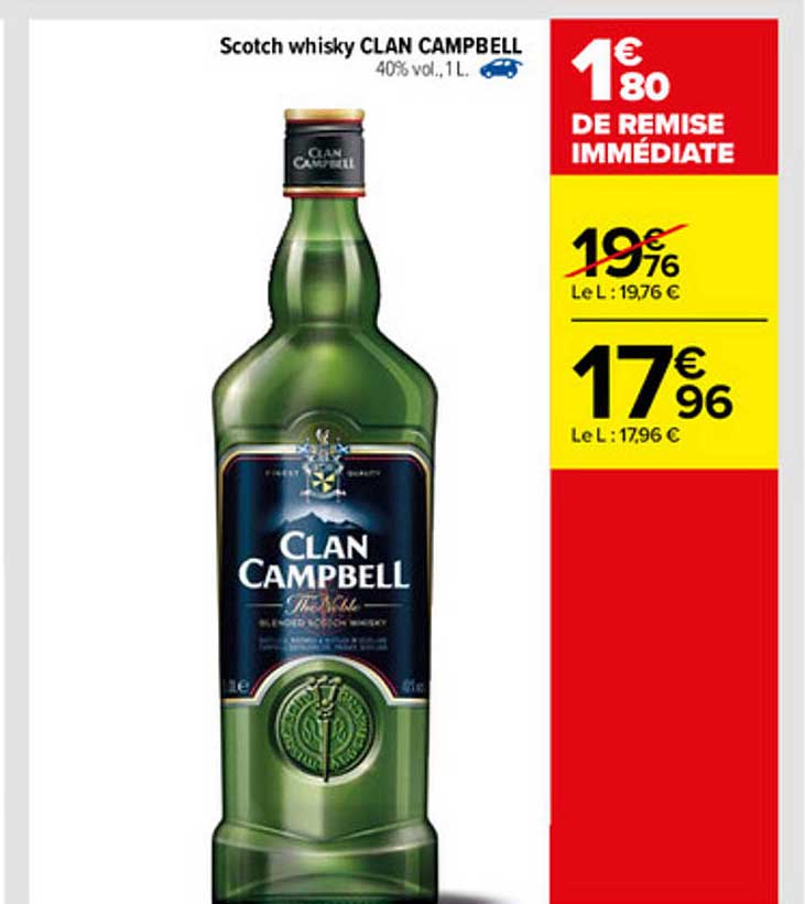 scotch whisky clan campbell