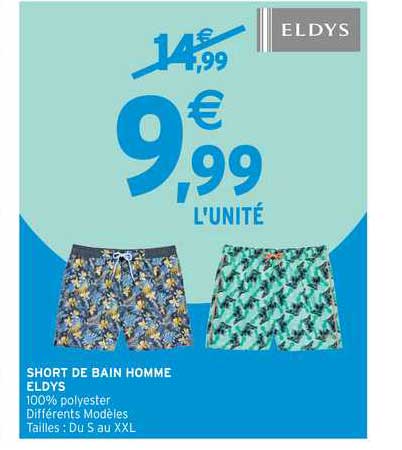 Short De Bain Homme Eldys