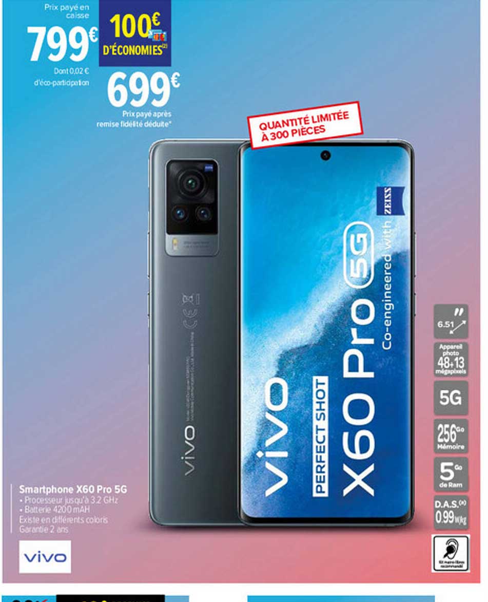 Smartphone X60 Pro 5g Vivo