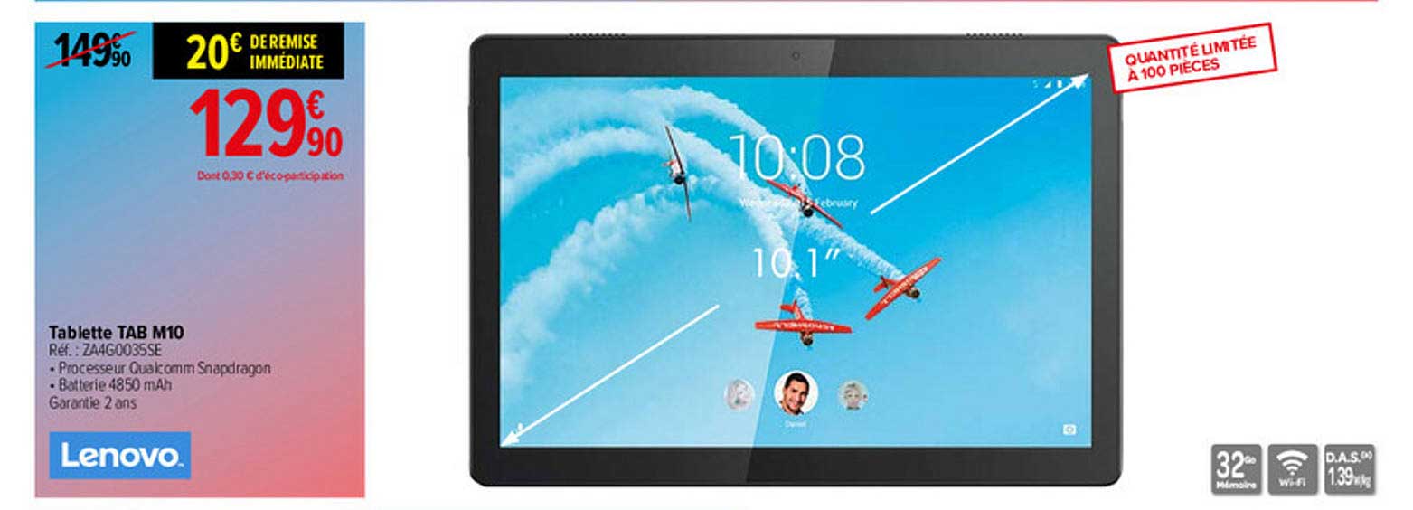 tablette tab m10 lenovo