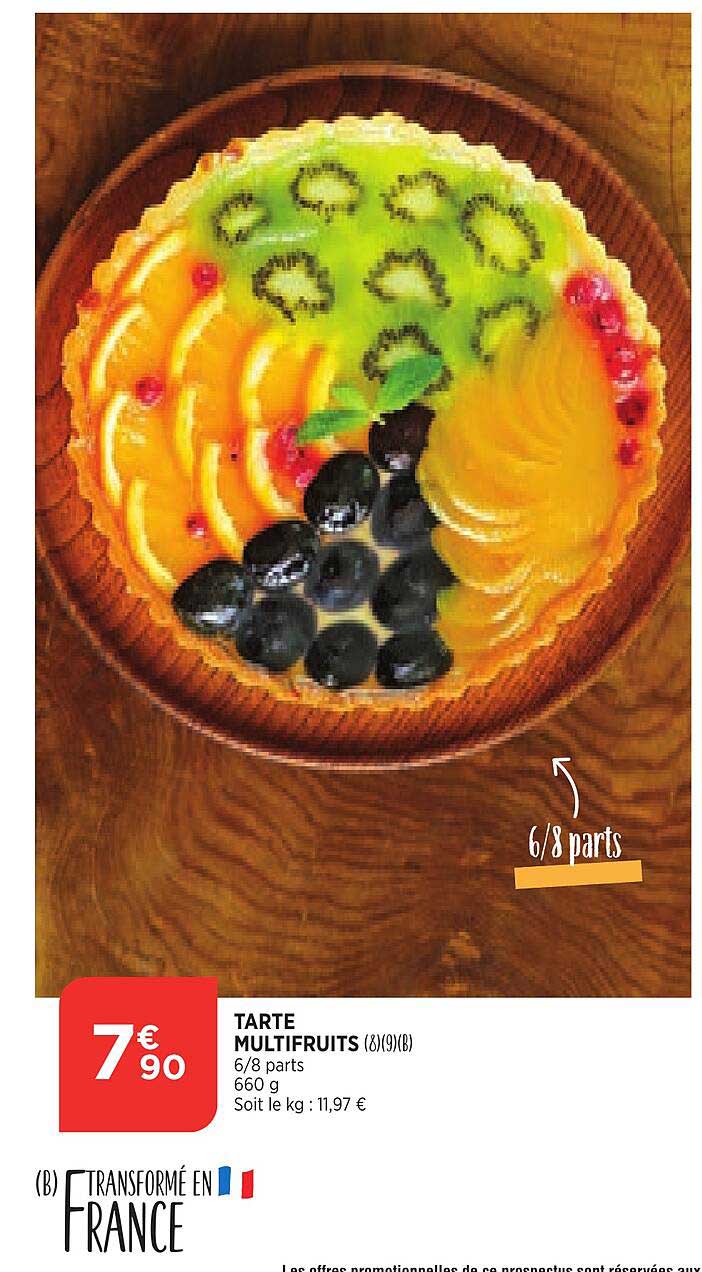 Tarte Multifruits