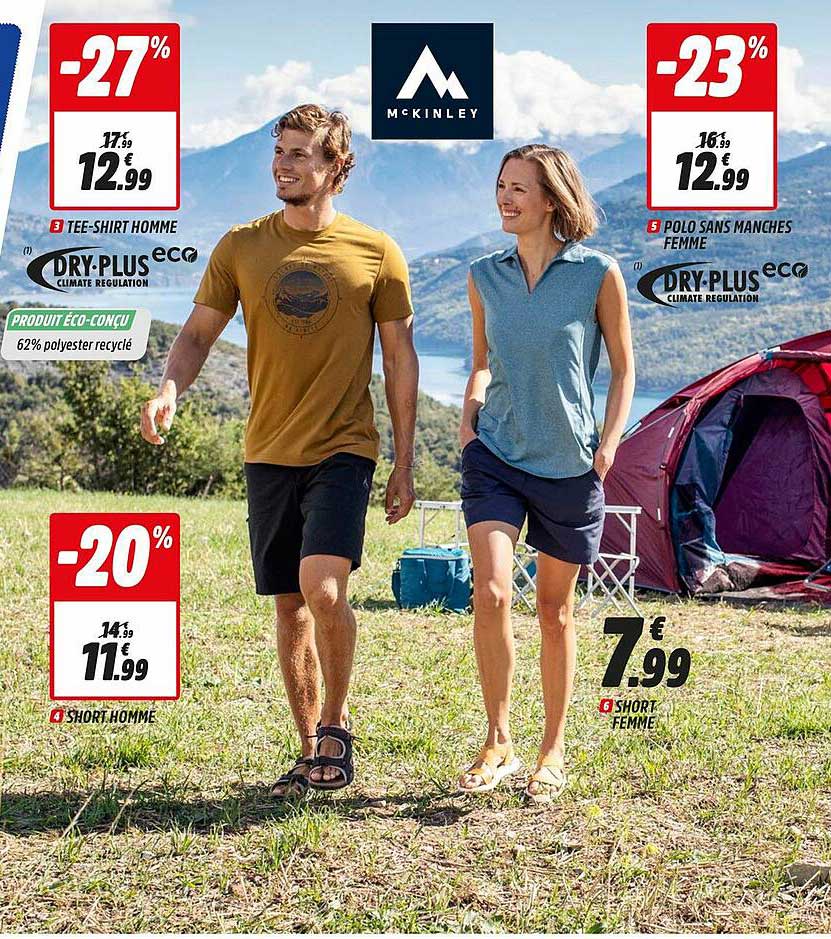 tee-shirt homme, polo sans manches femme, short homme