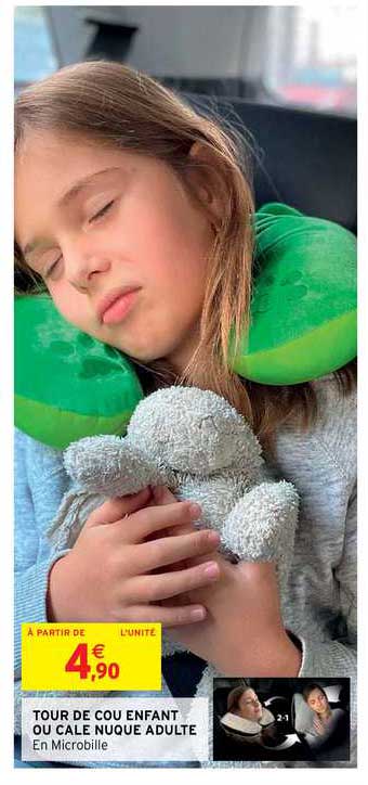 tour de cou enfant ou cale nuque adulte