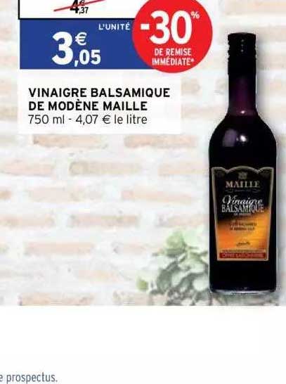 Vinaigre Balsamique De Modène Maille