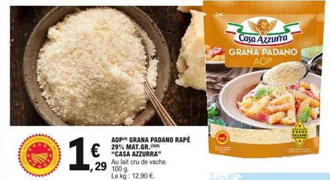 aop grana padano rapé "casa azzurra"