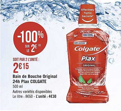 Bain De Bouche Original 24h Plax Colgate