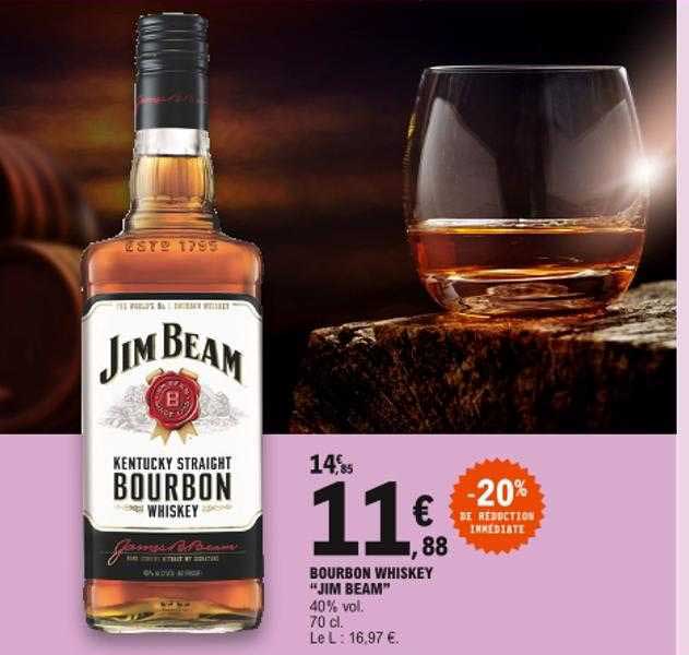bourbon whiskey "jim beam"