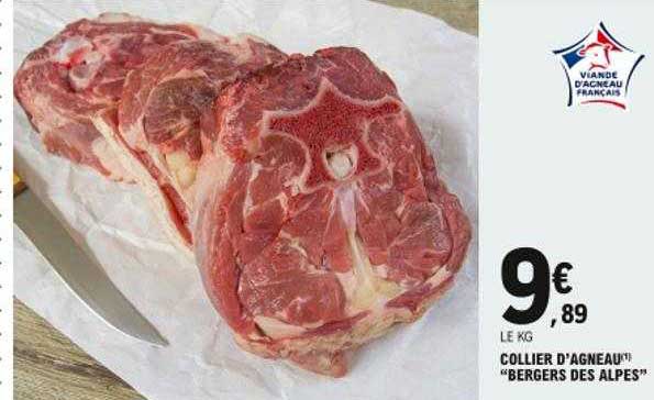 collier d'agneau "bergers des alpes"